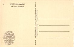 Gaumen Avignon-CPA der Papste