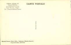 Collar of Small Saint Bernard CPA Country cottage hotel of Lancebranlette and monument has Saint Bernard de Menthon