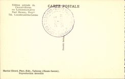 Collar of Small Saint Bernard CPA Country cottage hotel of Lancebranlette E massive of the Mount Blanc seen of the collar of the small Saint Bernard