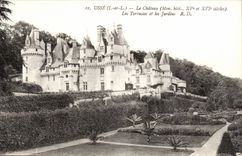 Usse CPA Le chateau Les terrasses et les jardins