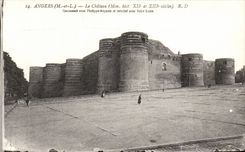 Angers CPA the castle