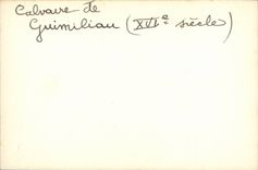 Reales Foto Martyrium von Guimiliau