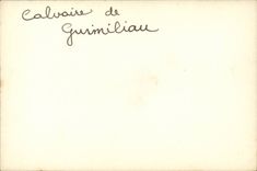 CARTE PHOTO Calvaire de Guimiliau