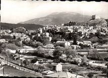 CPSM Vaison the Roman View on the high city at the bottom the Ventoux Mount