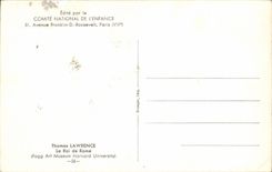 CPSM Thomas Lawrence Le roi de Rome Fogg Art Museum Harward University