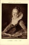 CPA Paris Musee du Louvre Fragonard L'etude