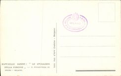 CPA Raffaello Sanzio Lo Sposalizio Della Vergine Milano