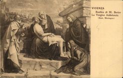 CPA Vicenza Basilica di M Berico La Vergine Addolorata Montagn