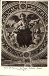 CPA Citta del Vaticano La poesia Raffaello Stanza della Segantura