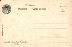 CPA Steen fed Amsterdam De Zieke Dame