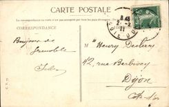 CPA Grenoble die Brucke von Frankreich und der Sturzhelm von Neron