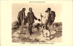CPA Musee de Montpellier Courbet la rencontre Bonjour Monsieur Courbet