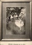 CPA Degas Danseuse sur la scene
