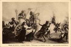 CPA Musee du Louvre Leopold robert Pelerinage a la Madone de l'arc Chantereau