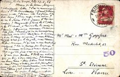 CPA Peinture Serpent snake et Vierge