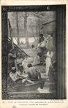 CPA Peinture Puvis de Chavannes Vie pastorale de Sainte Genevieve Peintures murales du Pantheon