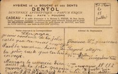 CPA Peinture Vierge immaculee Louvre (publicite Hygiene de la bouche et des dents DENTOL dentiste dentist)