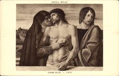 CPA Peinture Giovanni Bellini Pieta Brera Milan