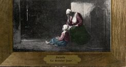 CPA Peinture Jsraels le dernier jour