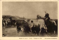 Musee du Louvre Troyon Passage du gue Collection Chantereau