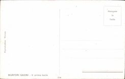 Arts - Tableau - Italia - Italie - Marfori Savini - il primo bacio - CPA 