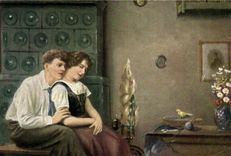 Arts - Tableau - Becker - Des Glueckes Rast - Deutschland - Germany - CPA 