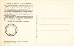 Douaumont - Ossuary and Lighthouse - lighthouse CPA