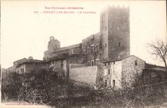 Vernet les Bains CPA the castle