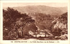 Chatel Guyon CPA das Tal ohne das Interesse gesehen von Chalusset