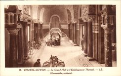 Chatel Guyon CPA die grosse Halle und die hydropathische Einrichtung