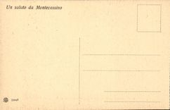 Italy Italia CPA Montecassino F abbattere gli idoli che sorgevano in Monteccasino (art Beur)