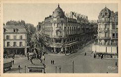 Orleans CPA Places of Martroi Statue of Jeanne of arc