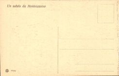 Italy Italia Badia di Montecassino CPA Fell di S Benedetto E cattedrale veduta dall organo