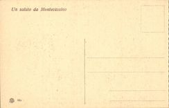 Italy Italia Badia di Montecassino CPA Chiesa cattedrale