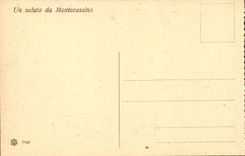 Italy Italia Badia di Montecassino CPA Gli stalli LED coro beyond cattedrale