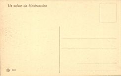 Italy Italia Badia di Montecassino CPA Salted capitalore