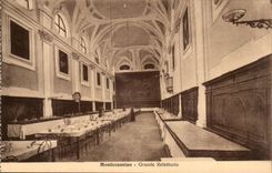 Italy Italia Badia di Montecassino CPA Large Refettorio