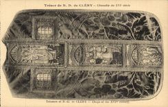 ND basilica of Clery CPA Chasuble of 16th