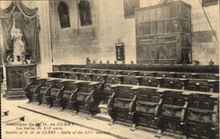 ND basilica of Clery CPA stalls of 16th