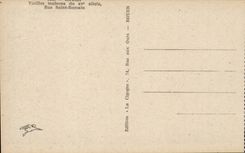 Rouen CPA Old houses of the 15th Street Saint Romain