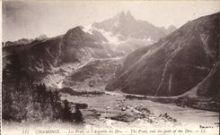 Chamonix CPA Les pratz et l'aiguille du Dru 