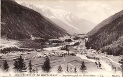 Argentieres and Mont Blanc CPA