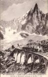 Chamonix CPA Chemin de fer de Montenvers et aiguille du Dru