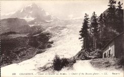 Chamonix CPA Chalet du glacier des Bossons 