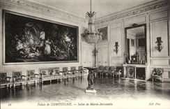 CPA Compiegne Gaumen-Wohnzimmer von Marie Antoinette