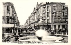 CPA Orleans Public garden Albert 1st Berry Street of the republic