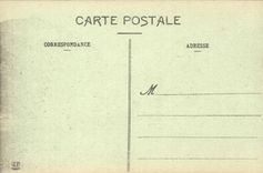 CPA Luchon Road of the valley of the Lily lower Footbridge of the pit of Bonneau