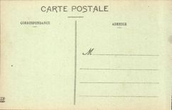 CPA Luchon the plate of Superbagneres Arrival of the funicular Train