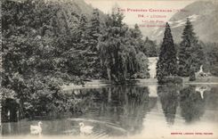 CPA Luchon Lake of the park of the Quincunxes