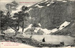 CPA Luchon Lake Espingo